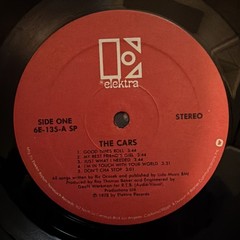 The Cars 1978 Elektra 6E-135 A1/B1 First Press Vinyl LP Original NM/NM