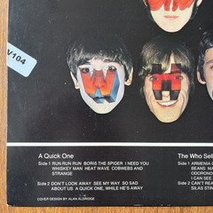 THE WHO – A Quick One / Sell Out LP 1974 UK Track Double Vinyl Set