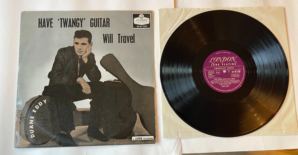 DUANE EDDY Have Twangy Guitar Will Travel UK 1958 London HA-W 2160 NM