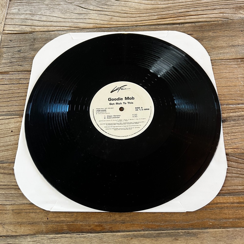 Goodie Mob, Get Rich To This, 1999 LaFace DJ Promo 12 Inch LFDP 4442