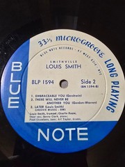 Louis Smith Smithville Blue Note BLP 1594 Original 1958 Mono DG RVG Ear 1st Pres