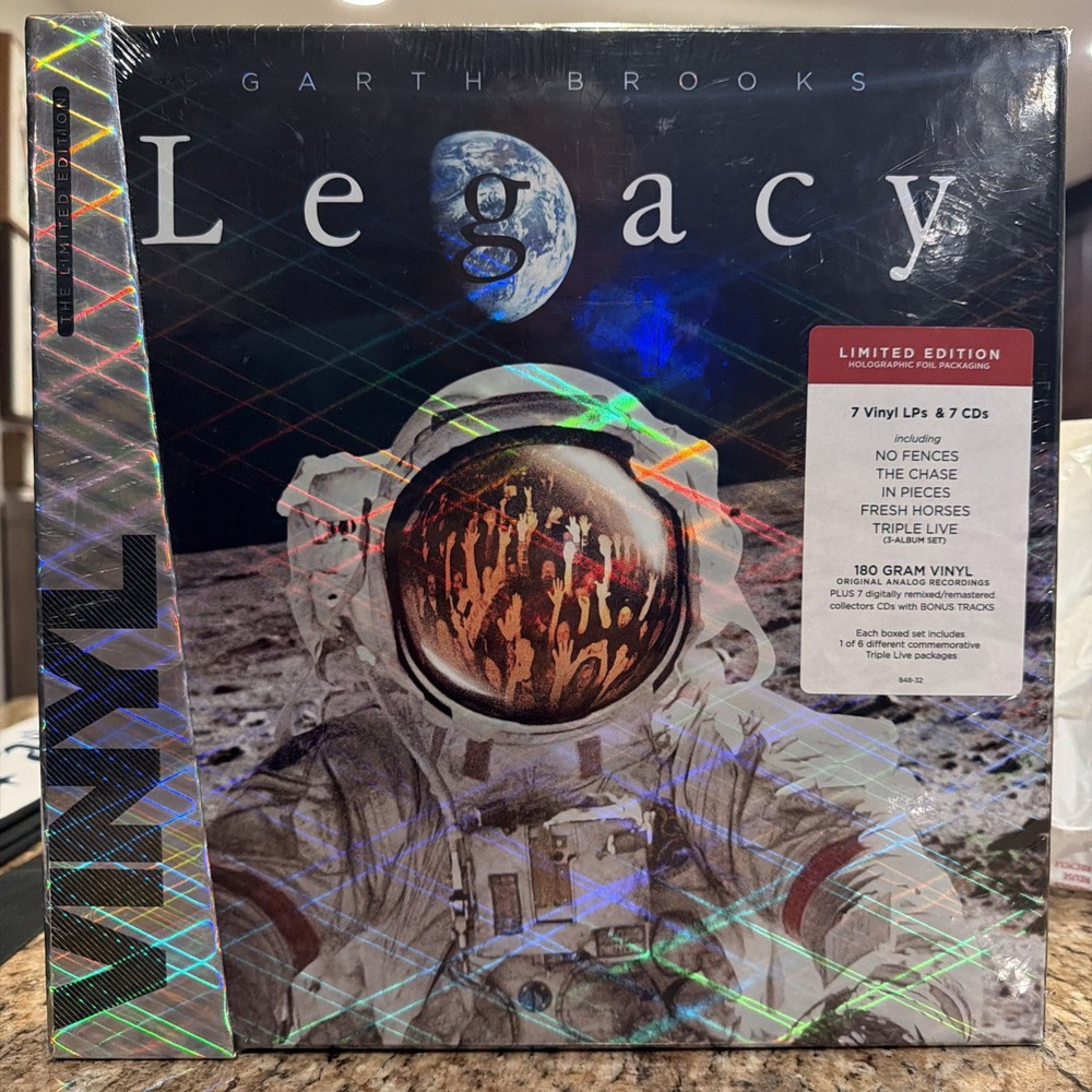 Garth Brooks Legacy Vinyl Collection Limited Edition 7 Vinyl LP-7 CDs New Sealed