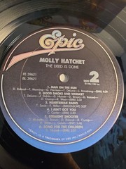 Molly Hatchet The Deed Is Done Original LP 1984