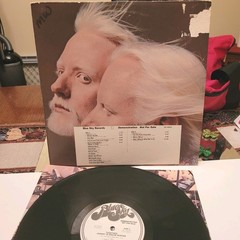 JOHNNY AND EDGAR WINTER Together Live LP Vinyl With Insert Promo RARE