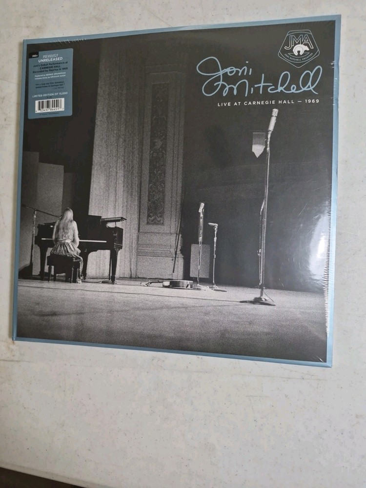 Joni Mitchell-Live at Carnegie Hall 1969 (Limited Edition 3LP Vinyl, 2021)