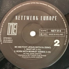 MC 900 FT JESUS DJ ZERO Too Bad Shut Up 1989 Dutch 12″ Vinyl EP Single EXCELLENT
