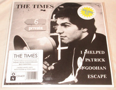 THE TIMES I Helped Patrick McGoohan Escape 45+PS NEW White Vinyl Mod Punk Poster
