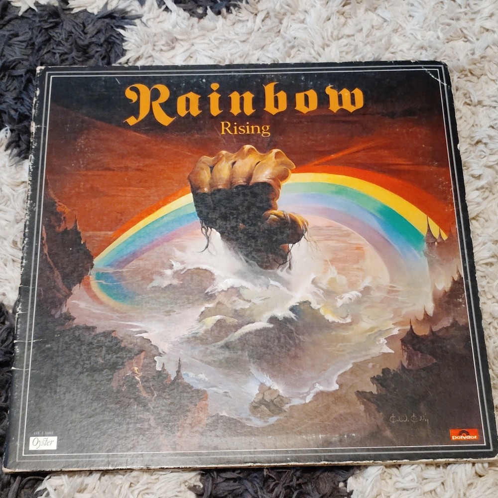 Rainbow Rainbow Rising LP Vinyl Rock Polydor 12″ 33 RPM 2393 234 OY-1-1601