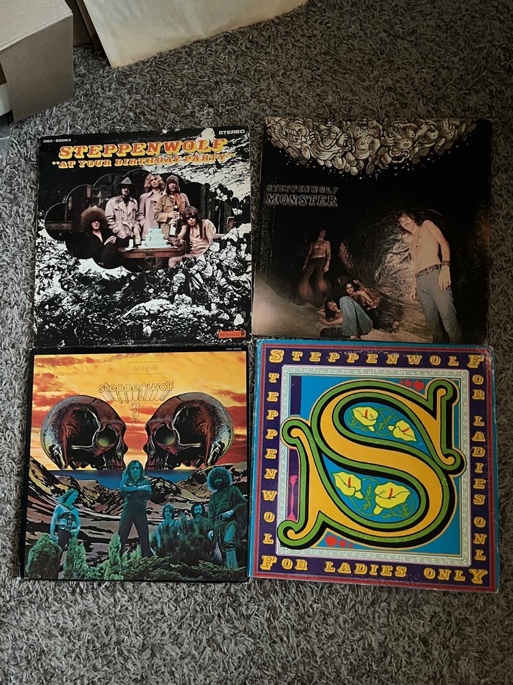 STEPPENWOLF 4LP LOT MONSTER FOR LADIES ONLY 7 AT YOUR BIRTHDAY PARTY PSYCH BLUES