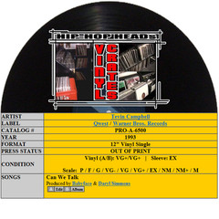TEVIN CAMPBELL – CAN WE TALK (12″) 1993!! RARE PROMO!! I’M READY / PRO-A-6500
