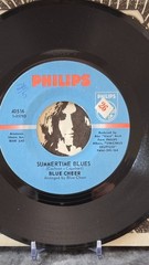 Blue Cheer Psych Rock 45 w/ Picture Sleeve VG+ 1960s Garage Proto Metal