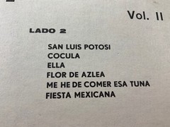 U4-91 JORGE NEGRETE Fiesta Mexicana .. LPVC 103 .. IMPORT