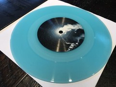 SLOW CRUSH Reel / Pale Skin 7” Blue Vinyl-Trauma Ray Nothing Leaving Time Keep