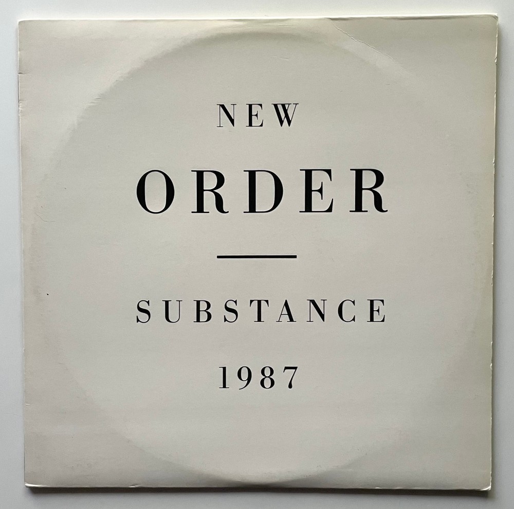 Vtg 1987 NEW ORDER Album SUBSTANCE Record OG 1ST PRESSING Vinyl 2Lp OG NEAR MINT