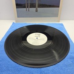 George Winston – December LP WIndham Hill 1982 Pressing w/ Inner Christmas VG+