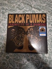 Black Pumas Chronicles of a Diamond Vinyl Record LP Golden Haze Marble