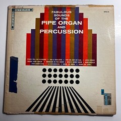Fabulous Sounds of the Pipe Organ and Percussion LP Record 33RPM Pirouette Jazz