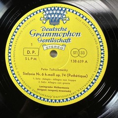 Symphony No.6 “Pathétique” LP Vinyl Record Tchaikovsky DG DGG 138 659 SLPM