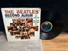 The BEATLES Second Album vinyl LP GOOD G Capitol 1964 ORIG Rainbow MONO