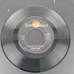 Survivor – Eye of the Tiger 7″ Single 1982 Scotti Brothers Pop Rock 45 RPM
