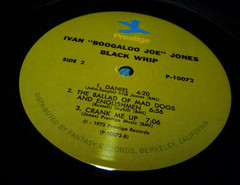 Ivan “Boogaloo Joe” Jones – Black Whip (1973 Vinyl LP) Prestige 10072- 1st Press