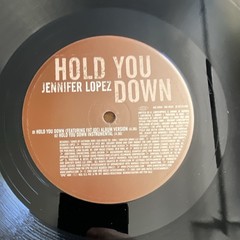 Jennifer Lopez Hold You Down Epic 2005 12″ Black Vinyl Pop Single Paper Sleeve