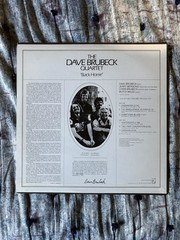 The Dave Brubeck Quartet Back Home Vinyl LP 1979 Concord Jazz Records Cool Jazz