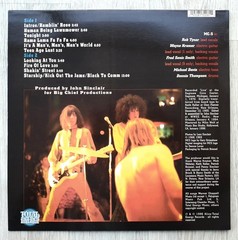 MC5 Teen Age Lust LP 1996 Official US 1st Press Live Saginaw Auditorium 1972