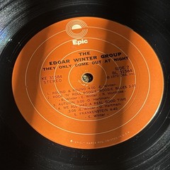 The Edgar Winter Group ‎– They Only Come Out At Night – 1973 Vinyl LP – VG