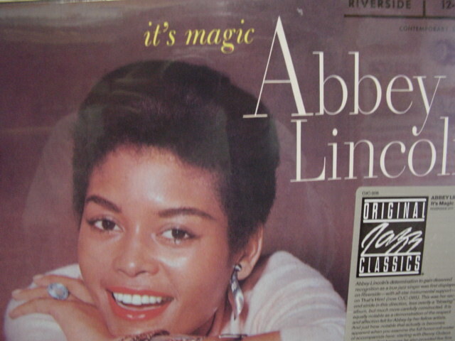 ABBEY LINCOLN IT’S MAGIC FACTORY SEALED RIVERSIDE RECORDS OJC-205 NO BARCODE LP