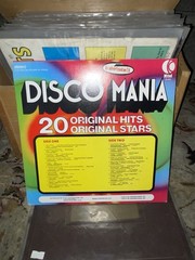 1975 “DISCO MANIA” ’20 ORIGINAL HITS’ DISCO POP ROCK LP VINYL RECORD – K-TEL