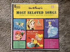 Walt Disney’s Most Beloved Songs Disneyland Record #1213 USA 1964, SEALED
