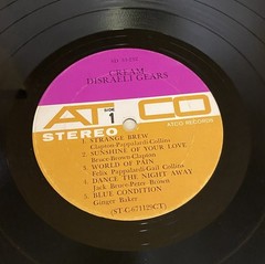 Cream – Disraeli Gears – 1967 US Original Stereo First Pressing SD 33-232
