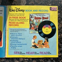 Vintage Story of Bambi Chipmunks Muppets Manhattan Record & Book Set Lot of 3