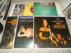 LOT OF 7 ORG FEMALE JAZZ LPS CHRIS CONNOR, PEGGY LEE, MORGANA KING+