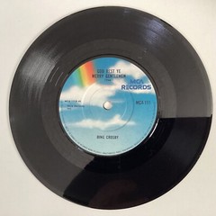 Bing Crosby white Christmas, God rest ye merry gentlemen 7” 45 VINYL SINGLE 2