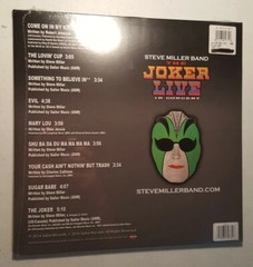 180 Gram LIMITED Edition – Steve Miller Band / The Joker / Live in Concert 1973