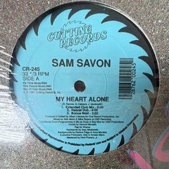 Sam Savon “My Heart Alone” 12″ Vinyl Single 33 RPM (1991) CR-245