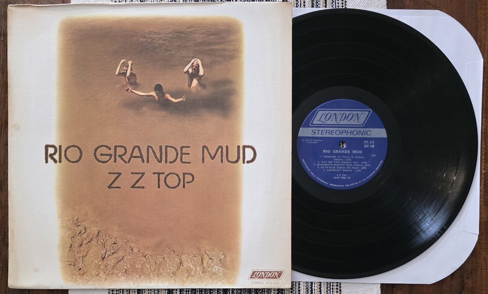 ZZ TOP Rio Grande Mud 1972 London XPS 612 Vinyl LP Vintage Record VG+ Texas Blue