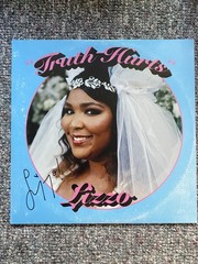 Lizzo – Truth Hurts AUTOGRAPHED SIGNED Baby Blue Vinyl LP Da Baby