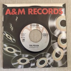 The POLICE ~ Message In A Bottle / Landlord (live) US 45 w/Poster Sleeve ~ Sting