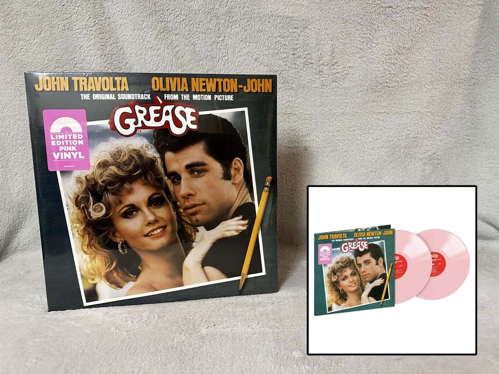 Grease [Soundtrack] • NEW/SEALED Pink Colored Limited Edition Vinyl LP Record