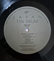Japan Tin Drum 12′ Vinyl 1981