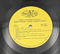 Robert Rheims Merry Christmas In Carols LP Mistletoe Stereo Holiday VG