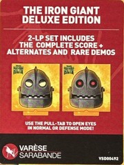 The Iron Giant Original Motion Picture Soundtrack 2LP Deluxe Edition NEW/Sealed
