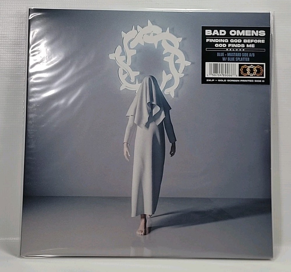 💥FINDING GOD BEFORE GOD FINDS ME DELUXE – ALT COVER VINYL Blue Splatter Mustard