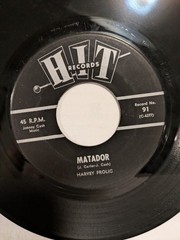 45 ~Music City Five & Harvey Frolic: “Maria Elena / Matador” VG