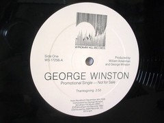 GEORGE WINSTON From The Album DECEMBER WHITE LABEL PROMO 1983 WINDHAM HILL 17256