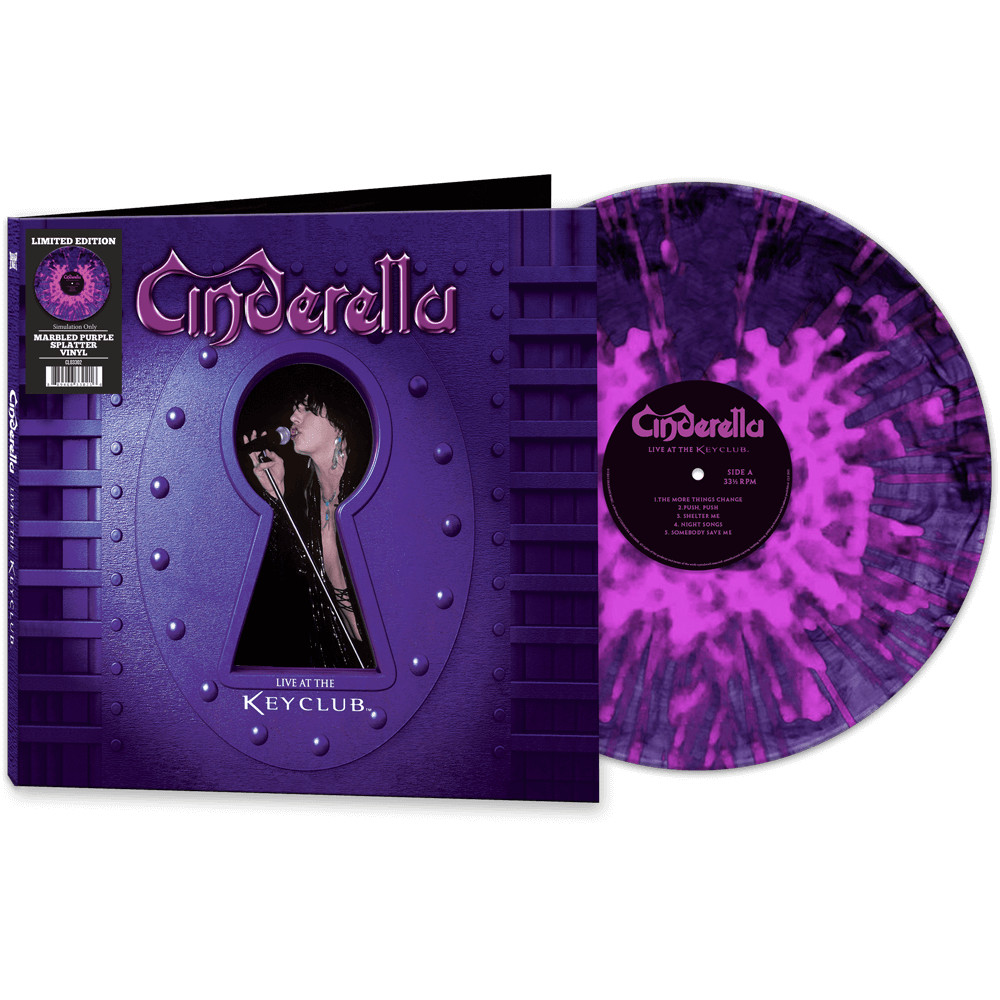 Cinderella – Live at the Key Club (Marble Purple Splatter Vinyl)