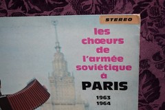 BORIS ALEXANDROV les choeurs de l’armee sovietique France 12″ 1963 LP EX+/VG++